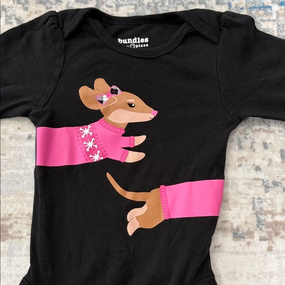 Baby One-Piece With Reindeer